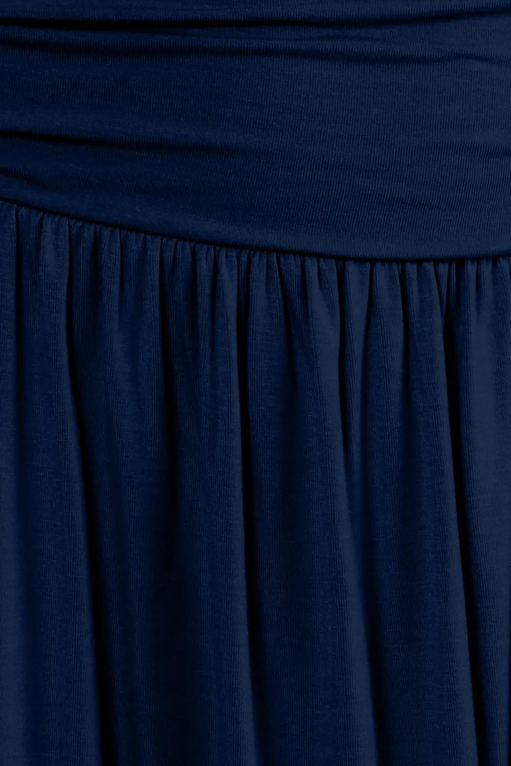 Simlu Skirts for Women Regular and Plus Size Skirt with Pockets Below The Knee Length Ruched Flowy Midi Skirt