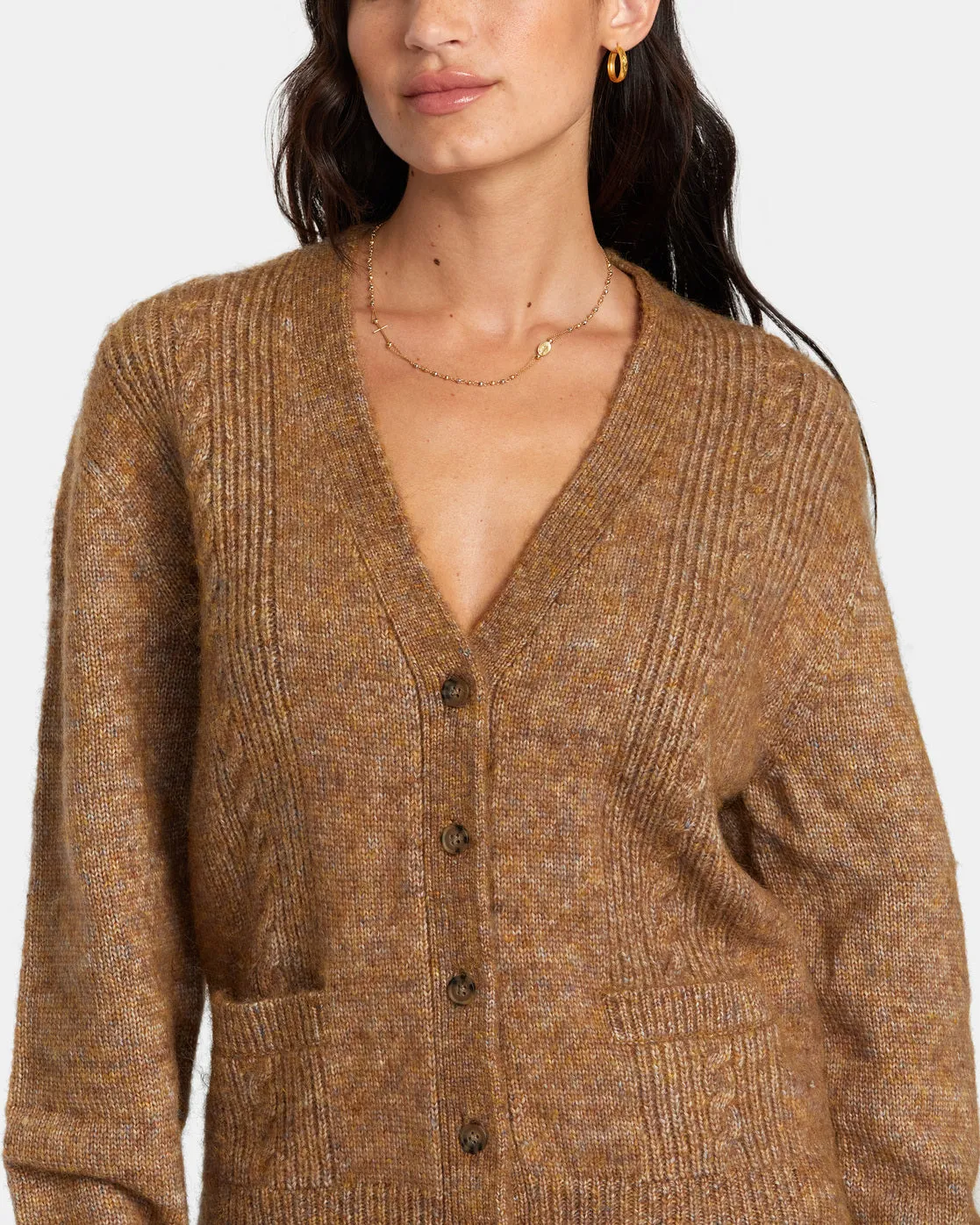 Sweetheart Cardigan - Bronze