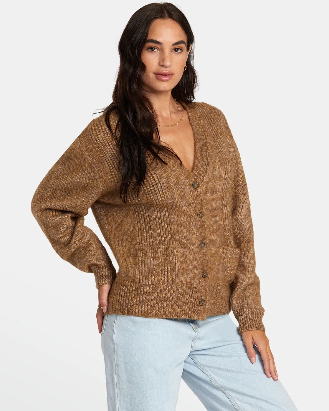 Sweetheart Cardigan - Bronze