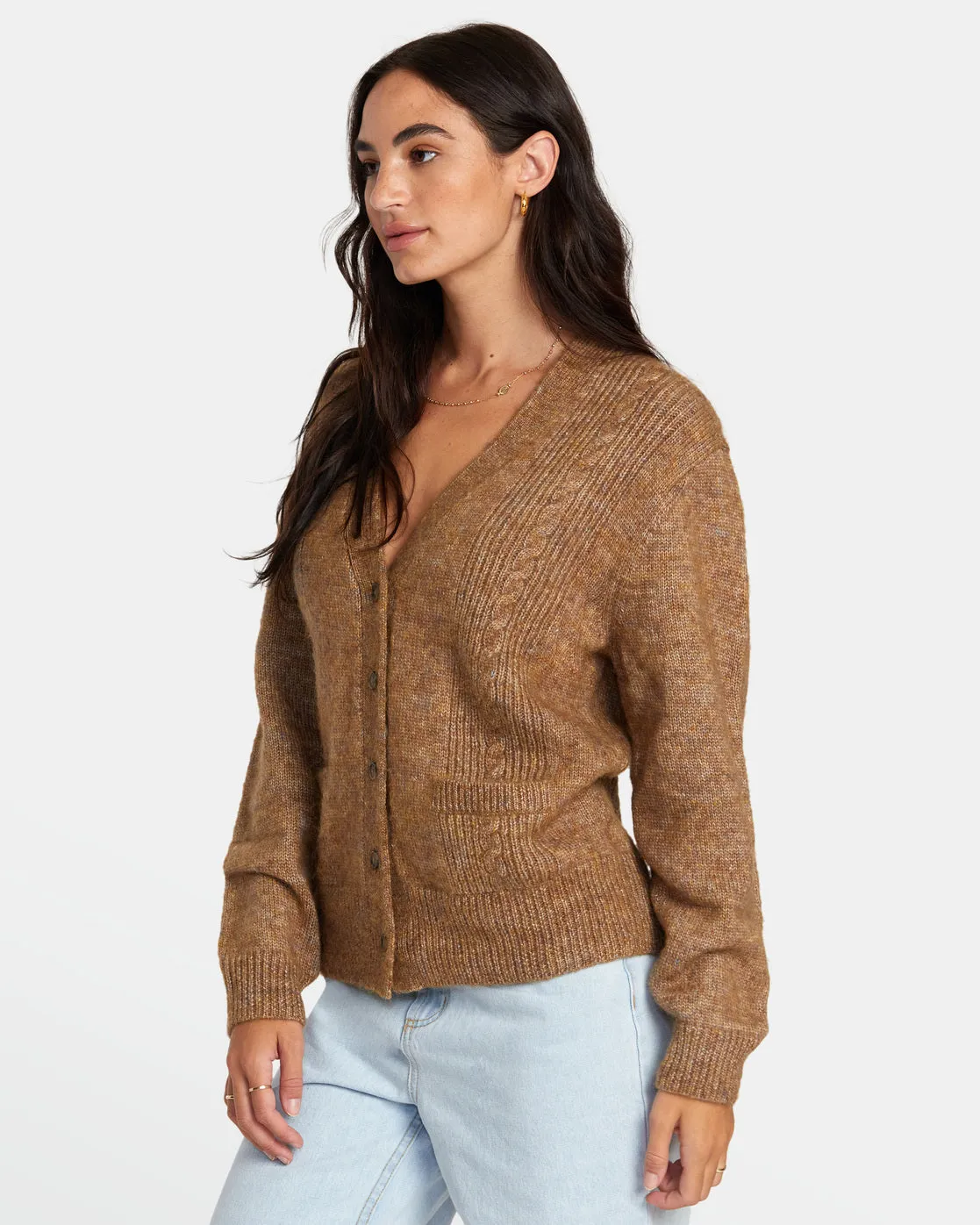 Sweetheart Cardigan - Bronze
