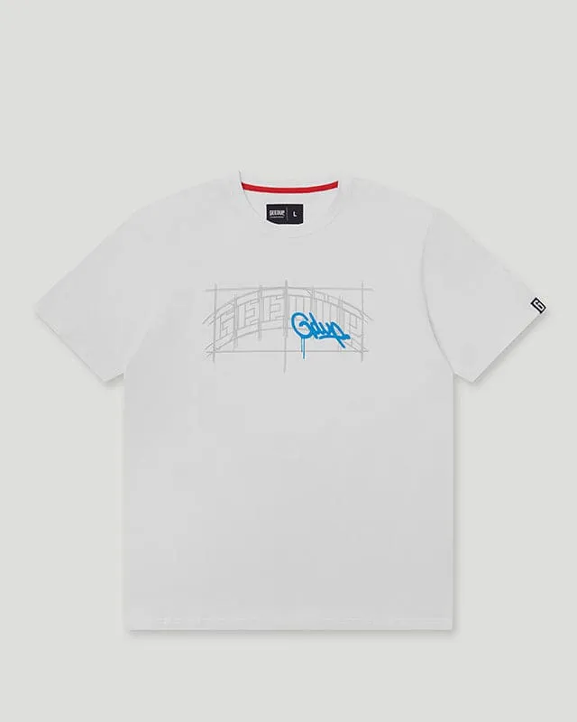 Team Logo Sketch T-Shirt White