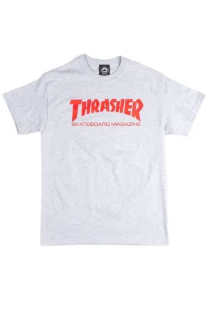 THRASHER SKATE MAGAZINE LOGO - GREY