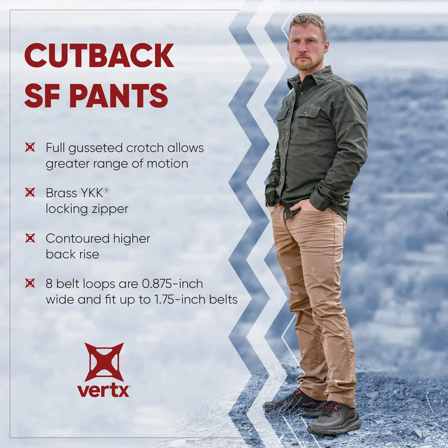 Vertx Men's Cutback Slim Fit Pant