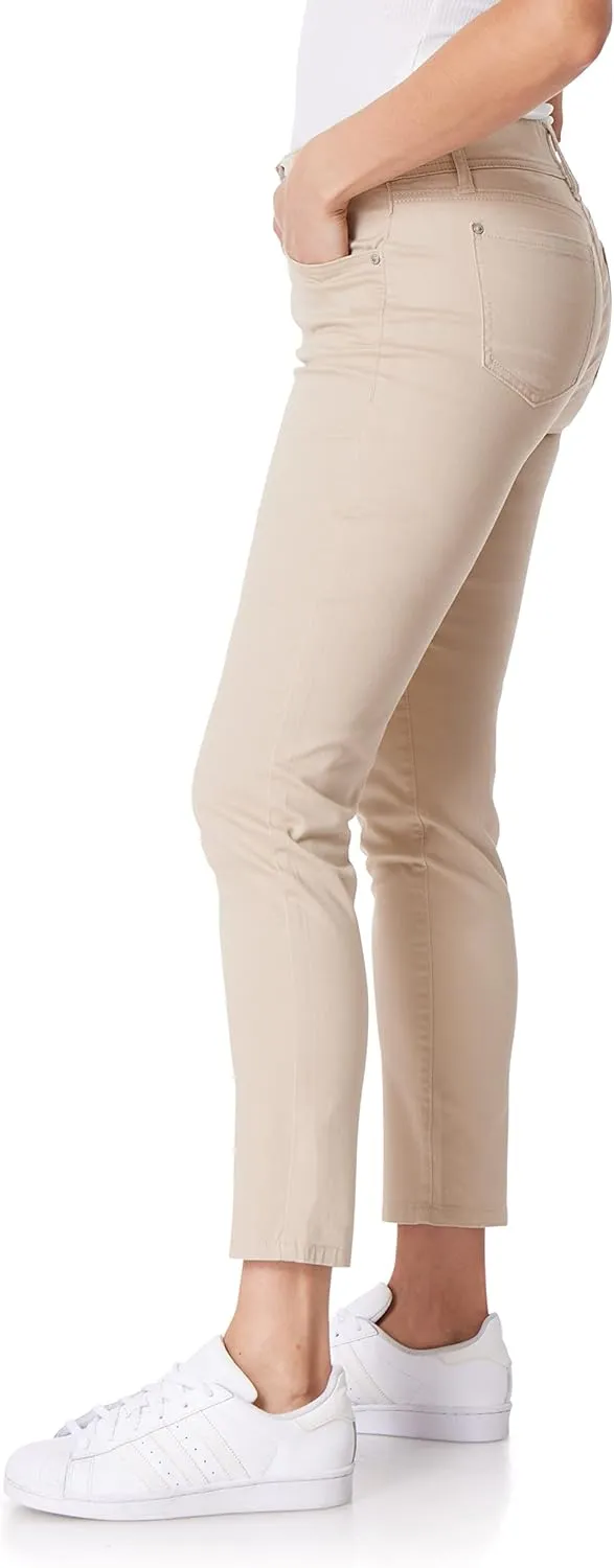 WallFlower Women's Luscious Curvy Uniform Skinny Mid-Rise Juniors Pants