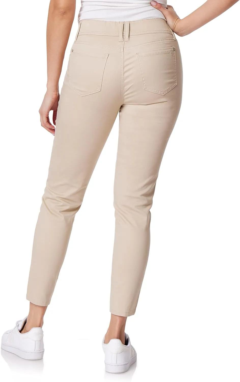 WallFlower Women's Luscious Curvy Uniform Skinny Mid-Rise Juniors Pants