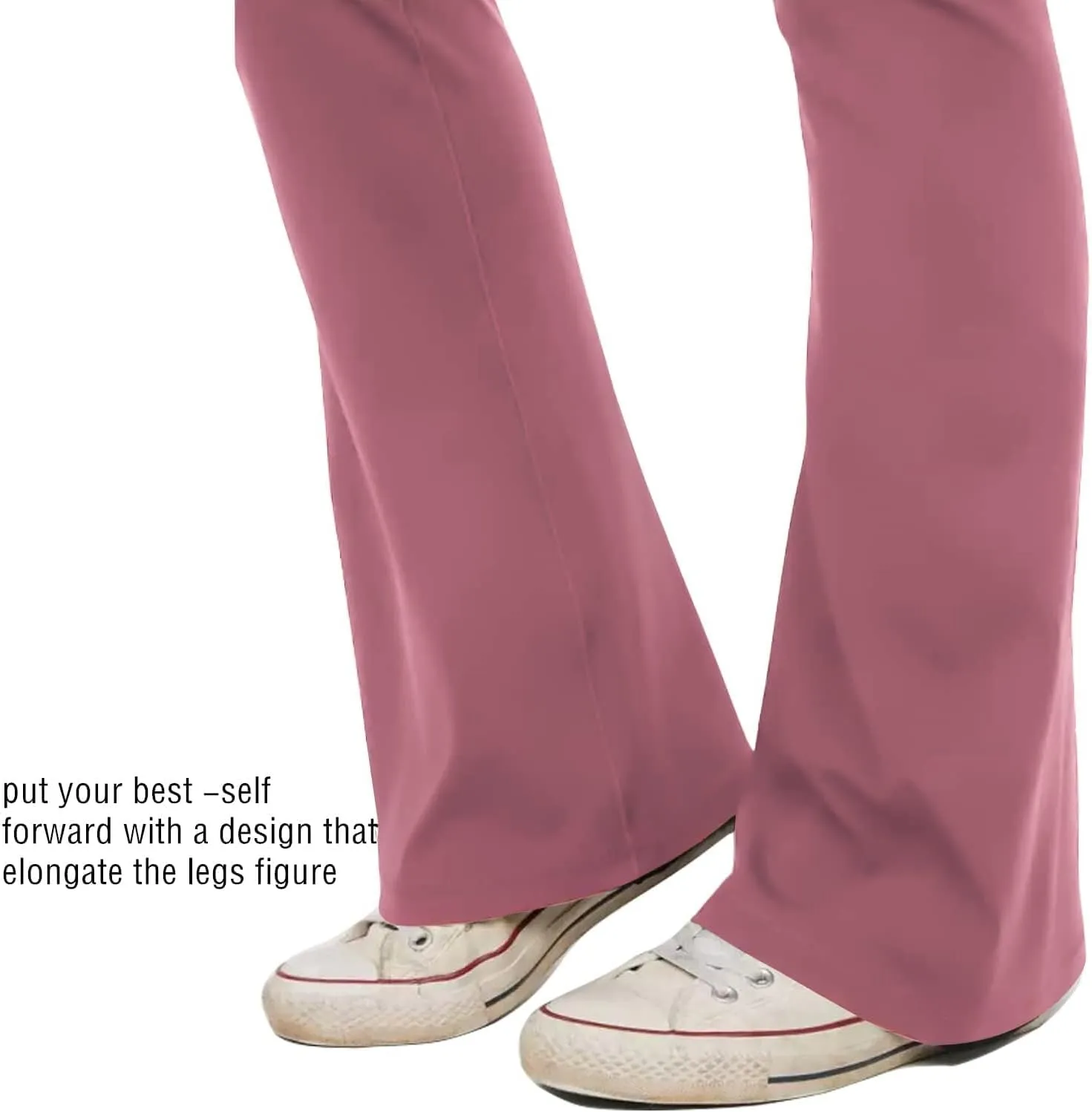 Womens Bootcut Yoga Pants Tummy Control Flare Leggings High Waist Crossover Lounge Bell Bottom Jazz Dress Baseball Pants