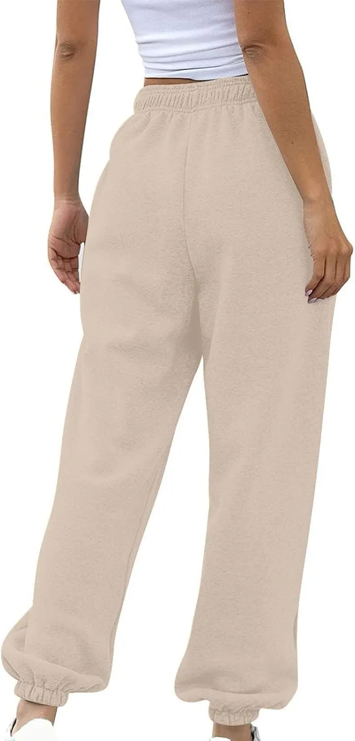 Women's Linen Blend Summer Flowy Pants Low Waist Stretchy Straight Slim Fit Palazzo Pants Work Business