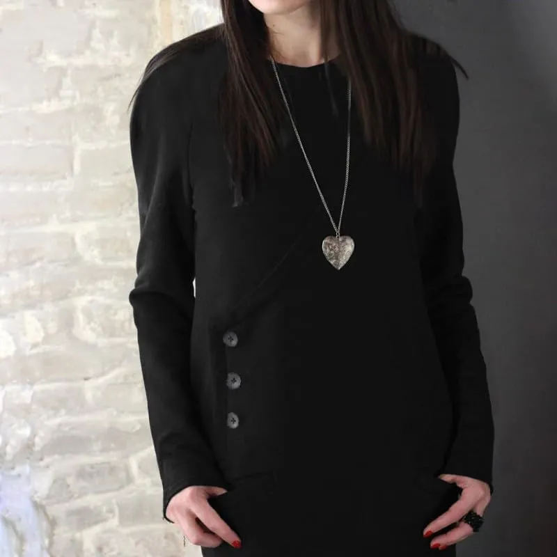 Womens Long Sleeve Hooded Maxi Pullover Hoodie Dress Split Side Loose Sweatshirt Dresses for Women