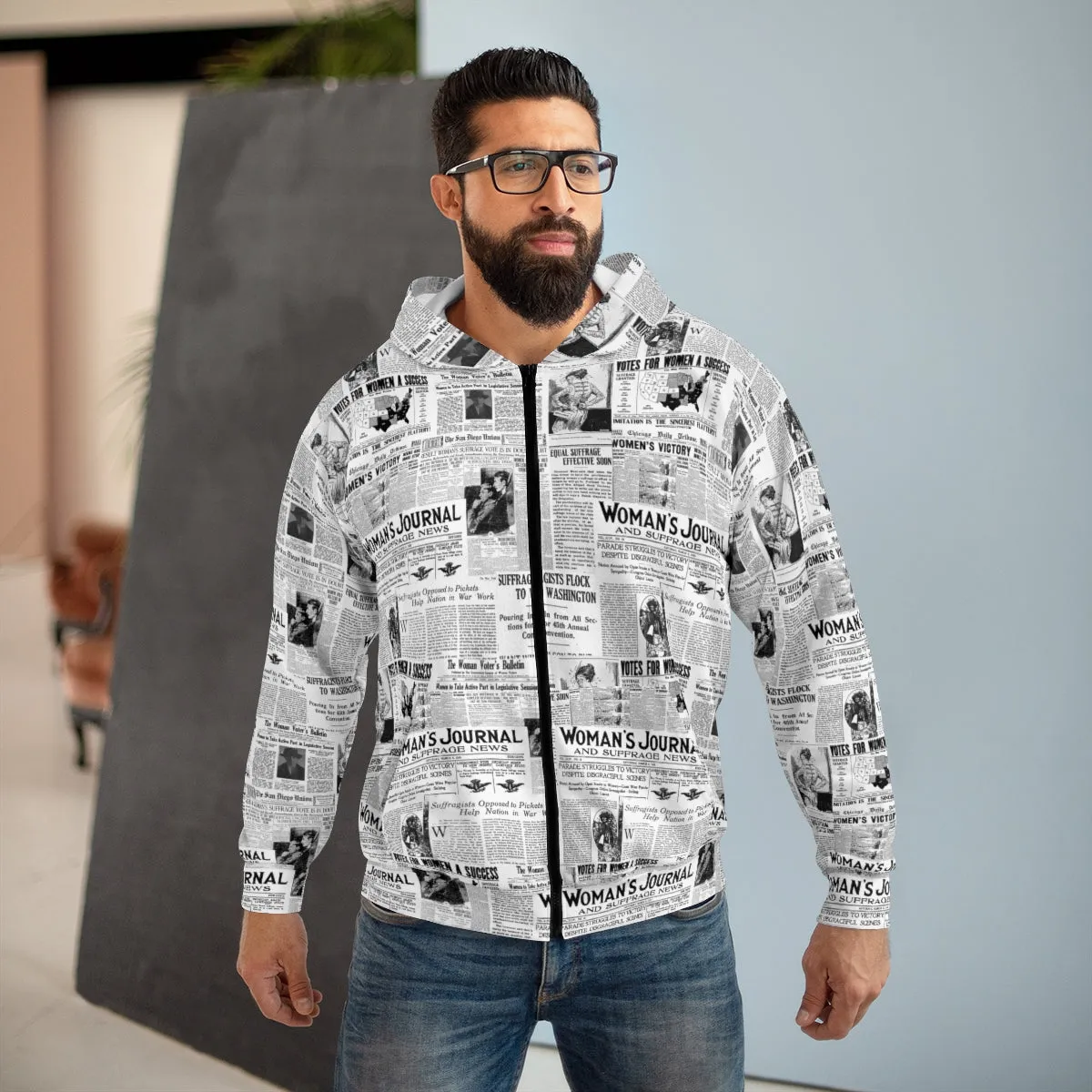 Women's Suffrage Unisex Zip Hoodie