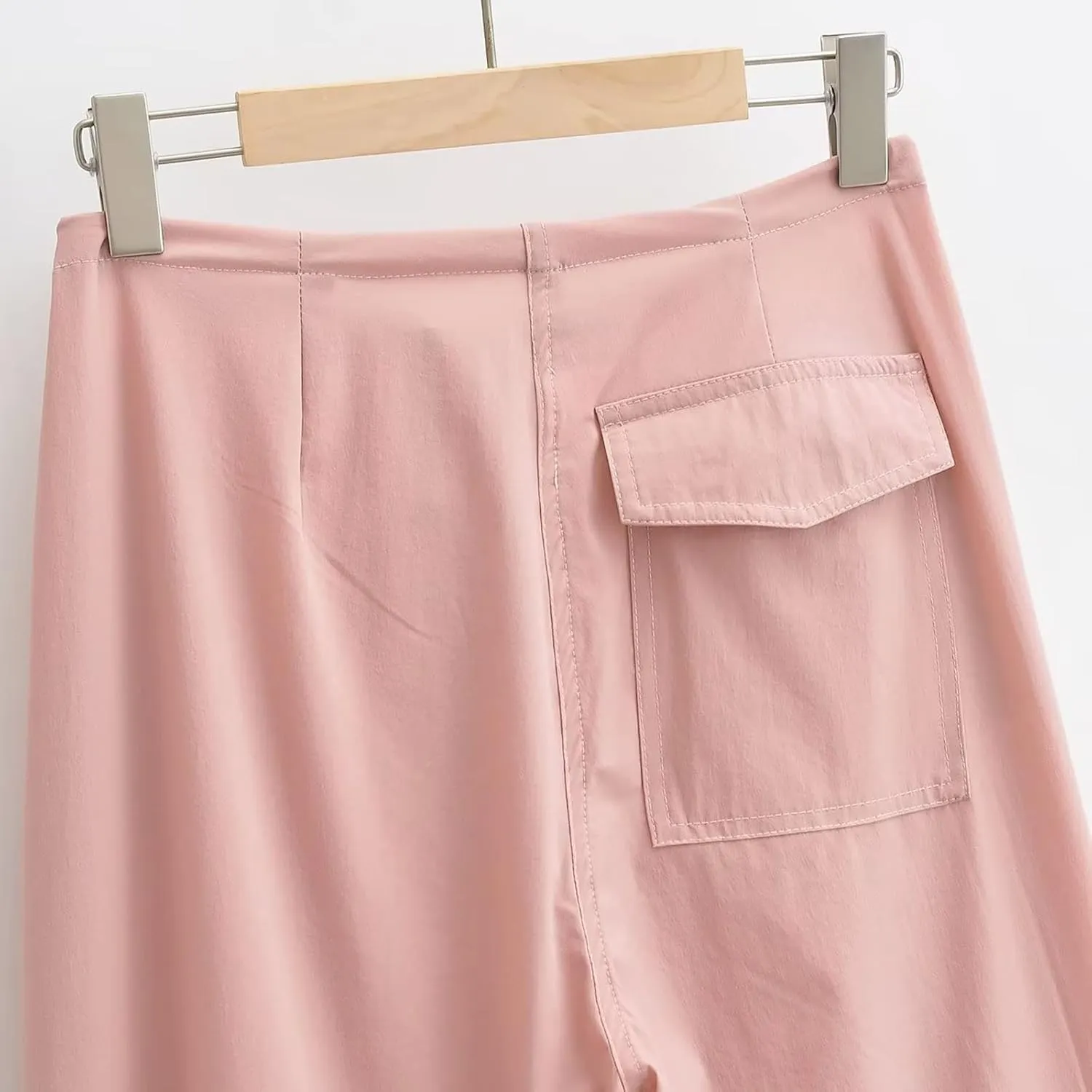 Women's Summer Trendy Jogging Sweatpants Low Rise Drawstring Palazzo Gaucho Sweat Pants Wide Leg Active Trousers